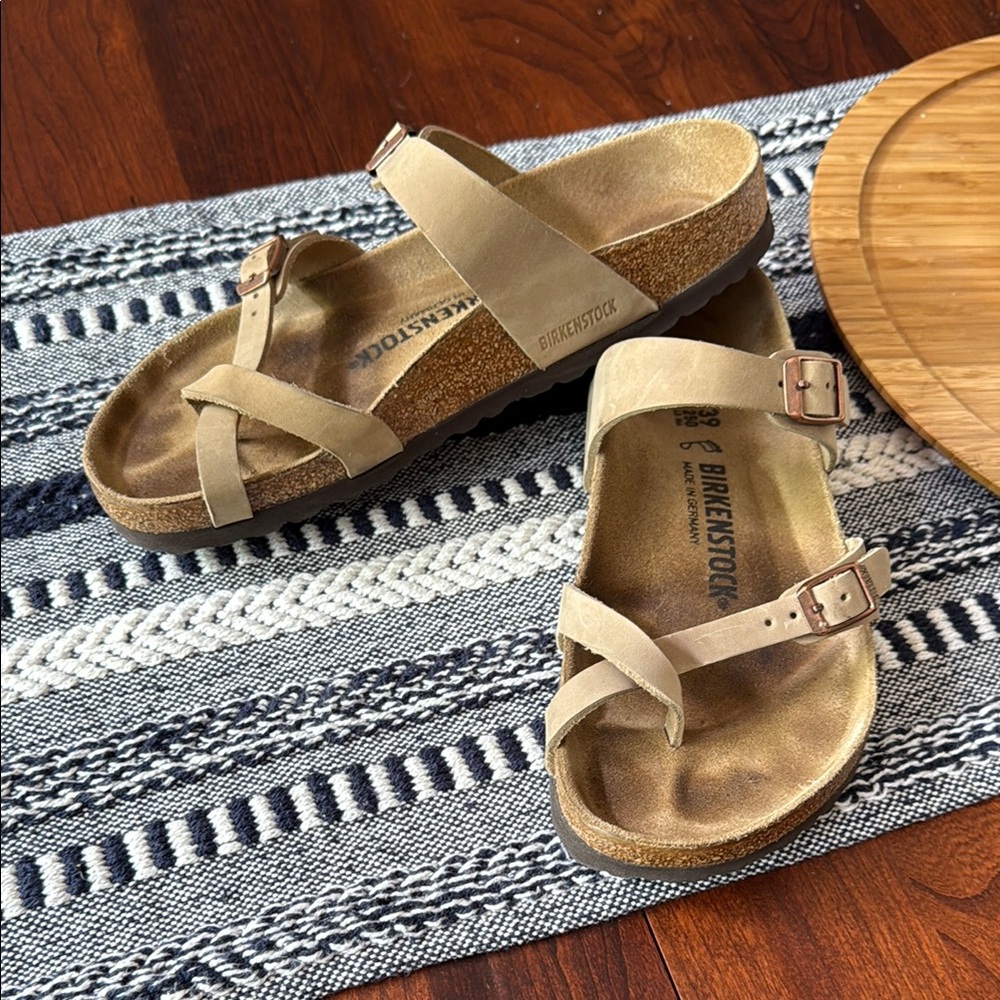 Birkenstock Mayari Oiled Leather Sandals